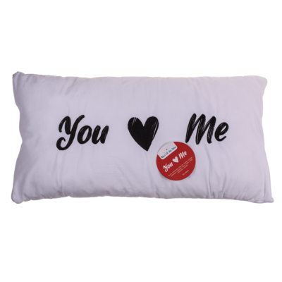 Coussin, You - Me, 30 x 60 cm,