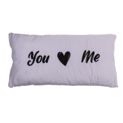 Coussin, You - Me, 30 x 60 cm,