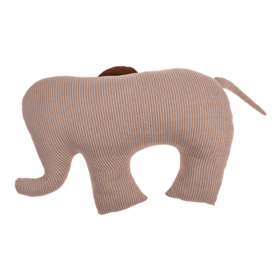 Coussin en peluche, éléphant,