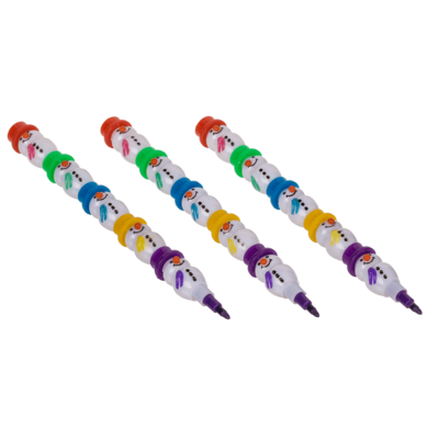 Crayon multicolore, set de 5, 13 cm,