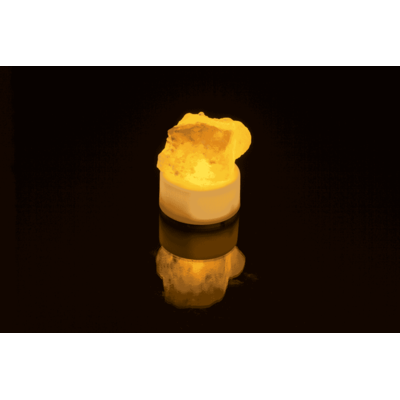 Cristal de sal con luz de té LED, 4 x 2 cm