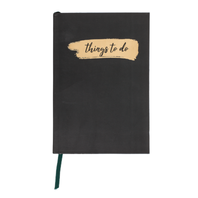 cuaderno negro, Things to Do,