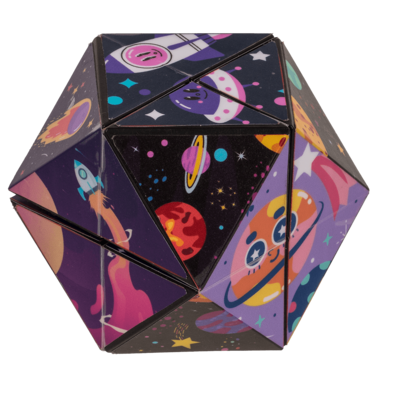 Cubo spaziale magico, 12 pezzi in un display