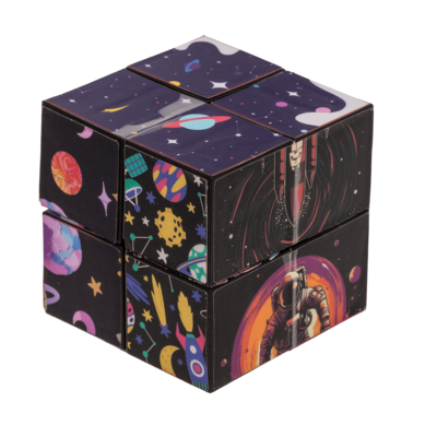 Cubo spaziale magico, 12 pezzi in un display