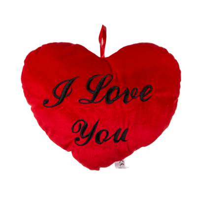 Peluche Cuore Rosso I Love You - Dim. 26cm