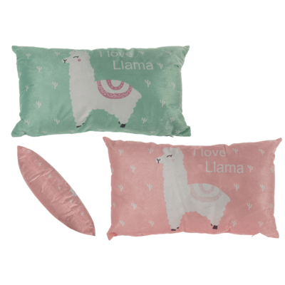 Cuscino decorativo, I love Llama,