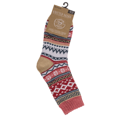 Damen-Stricksocken, Colorful,