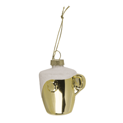 Decoración de vidrio para árbol, comida rápida