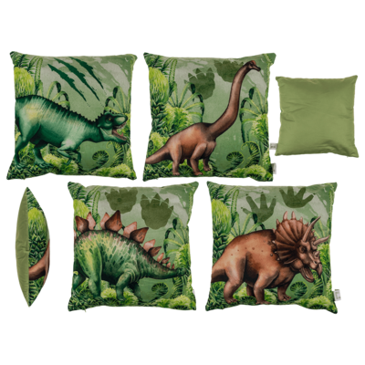 Decoration cushion, dinosaur, ca. 40 x 40 cm,