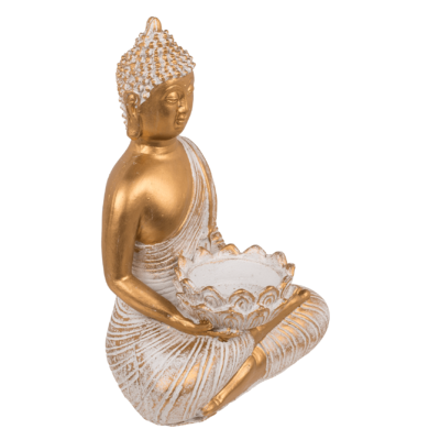 Decoration figurine, Buddha, with tea light holder