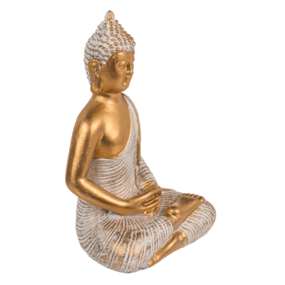 Deko-Figur, Buddha, ca. 11 x 9 x 16,5 cm,