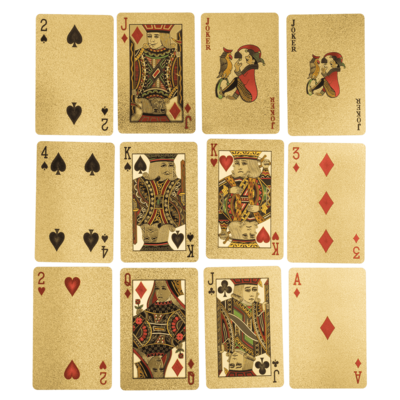 Deluxe Playing cards, approx. 5,7 x 8,7 cm,