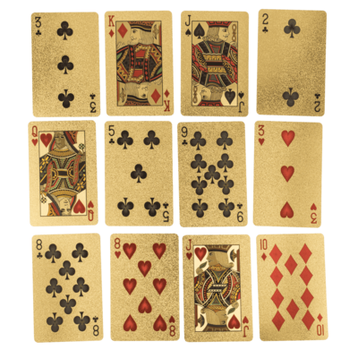 Deluxe Spielkarten, ca. 5,7 x 8,7 cm,