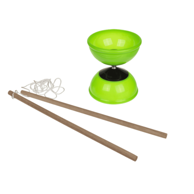 Diabolo with 2 wooden sticks, Glow in the Dark,