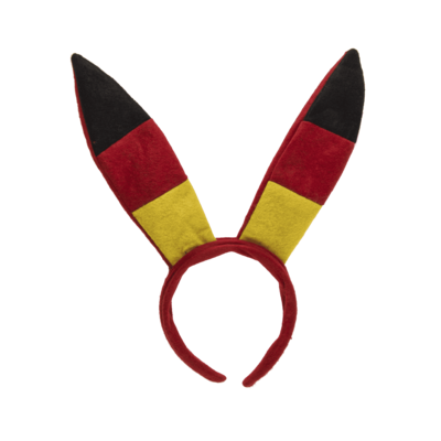 Diadema Bunny de peluche Bandera Alemana,