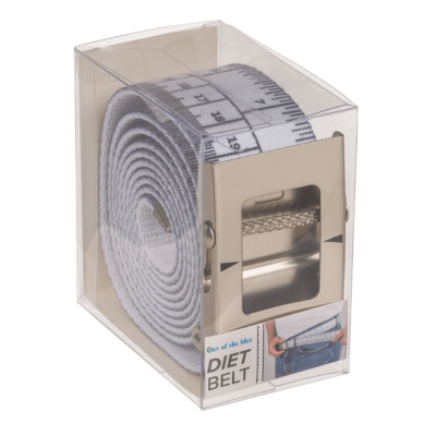 Diet Belt, ca. 155 x 3,8 cm, with metal buckle,