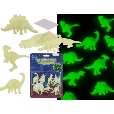Dinosauri 3D, fosforescenti