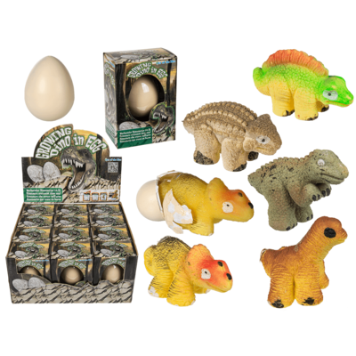 Dinosaurio-Mini que crece en huevo,