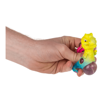 Dinosauro Squeeze, ca. 9 cm, 3 colori ass.,