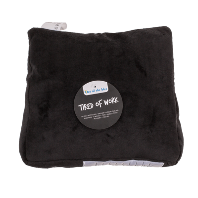 Documents Organizer pillow, Tired of work,