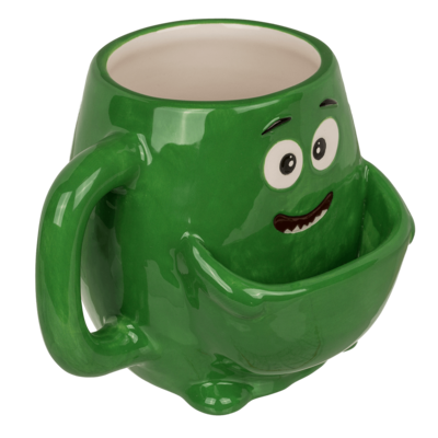 Dolomite Mug, Cookie Cudler, green Monster,