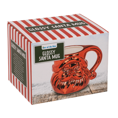 Dolomite Mug, Glossy Santa, 10 x 12 cm,