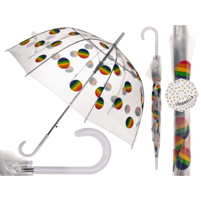 Dome umbrella, Pride flag,
