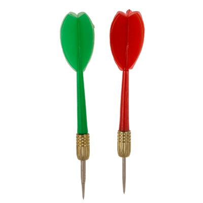 Doppelseitiges Dartspiel mit 6 Darts,