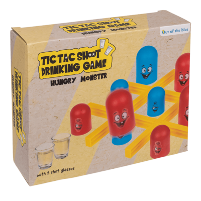 Drinking Game, Tic Tac Toe, Hungry Monster,