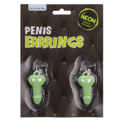 Earrings, Penis, Glow in the Dark,