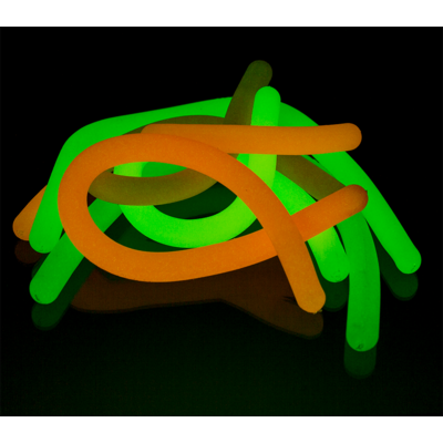 Elastic Noodles, Glow in the Dark, ca. 29 cm,