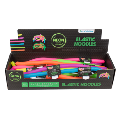 Elastic Noodles, Glow in the Dark, ca. 29 cm,