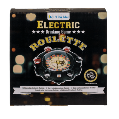 Electronic Drinking Game, Roulette with 6 glasses,