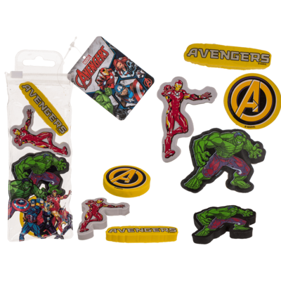 Eraser, Avengers, set of 4
