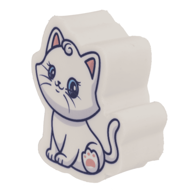 Eraser, Cat, approx. 4,2 x 2,3 cm,