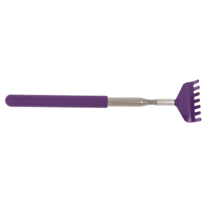 Extendable metal back scratcher,