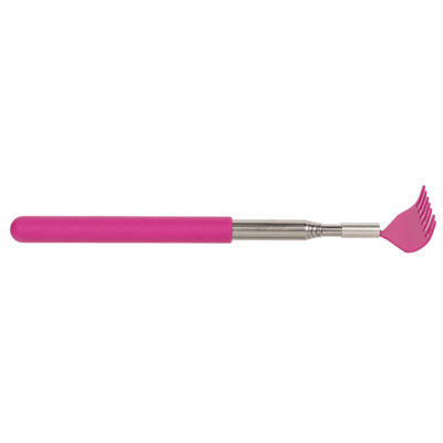 Extendable metal back scratcher,