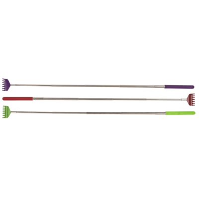 Extendable metal back scratcher,