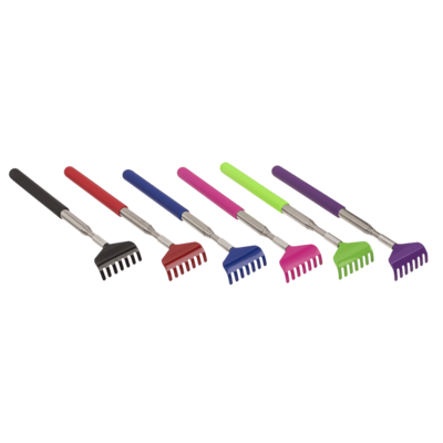 Extendable metal back scratcher,