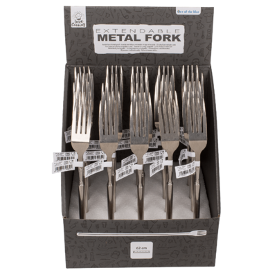 Extendable metal fork, Telescopic Fork,