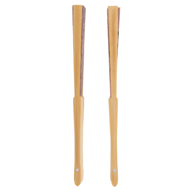 Fächer, Totenkopf, 21 cm, aus Bambus,