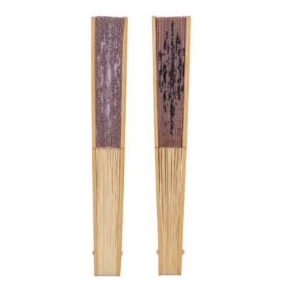 Fächer, Totenkopf, 21 cm, aus Bambus,