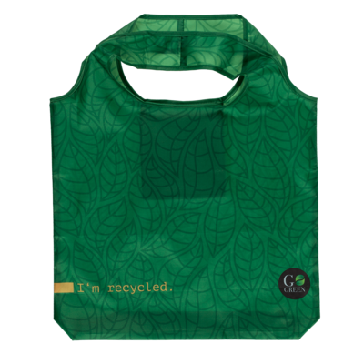 Faltbare Einkaufstasche aus recyceltem Material,