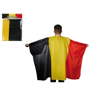 Fan cape, Belgium flag,