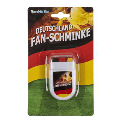 Fan face paint in crayon case, Germany flag,