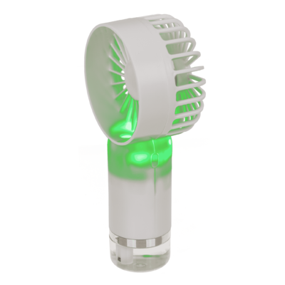 Fan with humidifier, 16.5 x 7.5 x 5 cm,