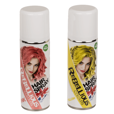 Farbiges Haarspray, ca. 125 ml