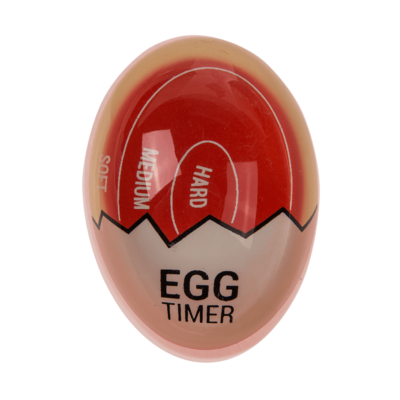 Farbwechselnder Kurzzeittimer, Egg, ca. 6 x 4 cm,