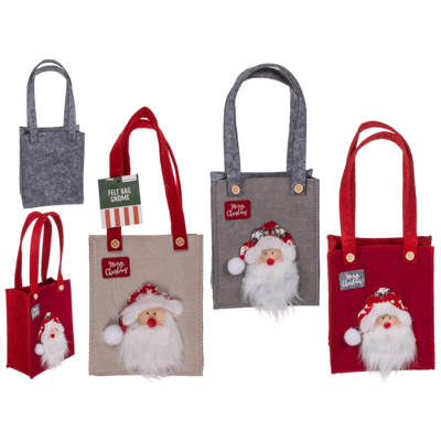 DIY Jute  Sparkle Holiday Gift Bag  Expo International Inc