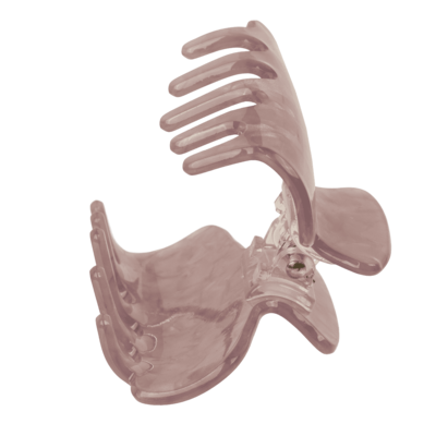 Fermaglio per capelli in acrilico, rotondo